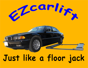 EZcarlift™ - Just like a floor jack