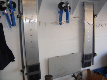 EZcarlift™ can be hung on the wall