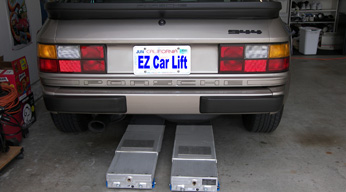 EZcarlift™ can be stored under your car